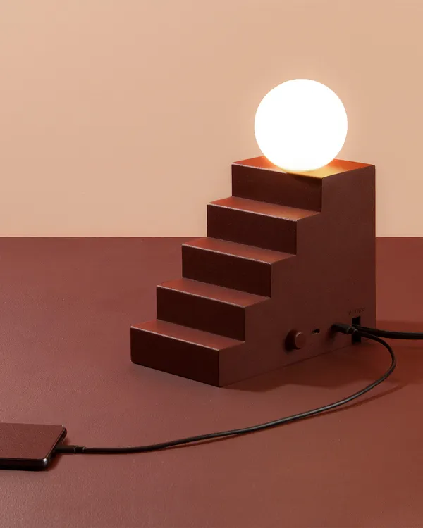 Stair Bordlampe Rød