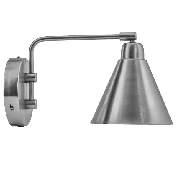 Game Vegglampe Brushed Silver