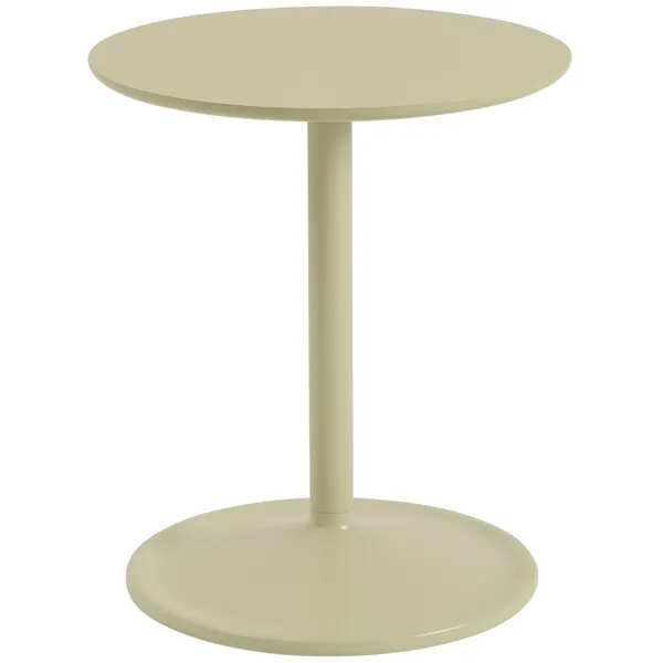 Soft Sidobord Ø41x48 cm Laminat Beige Green