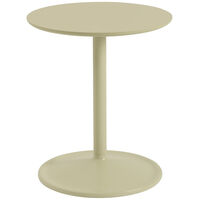 Soft Sidobord Ø41x48 cm Laminat Beige Green