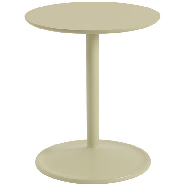 Soft Sidebord Ø41x48 cm Laminat Beige Green