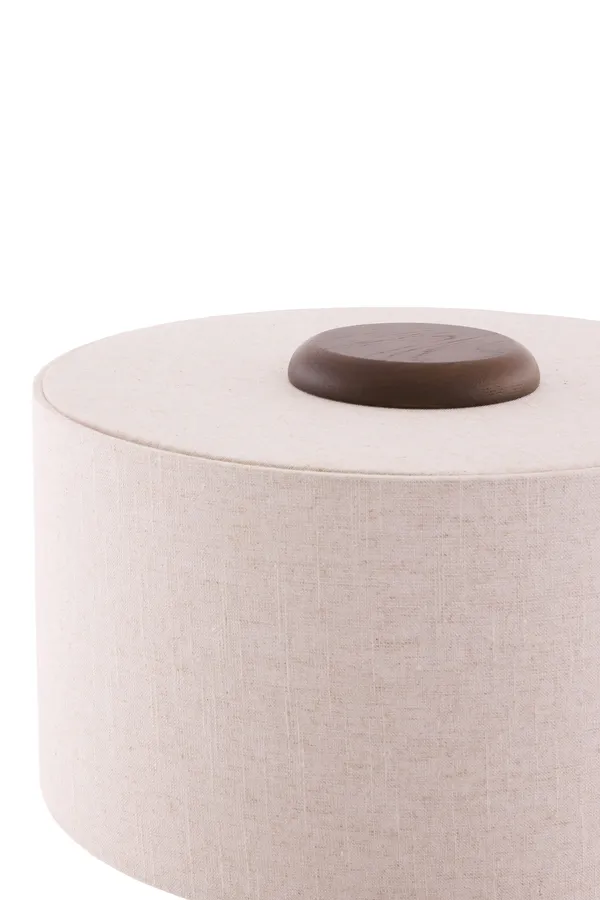 Bosco Gulvlampe Mørkbejdset Egetræ / Beige