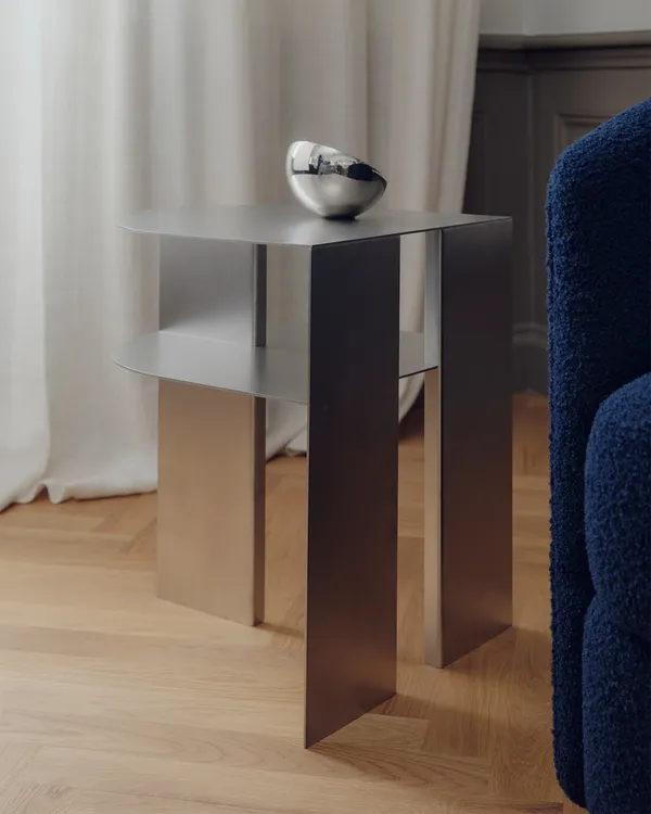 Rand Sidobord Rostfritt Stål