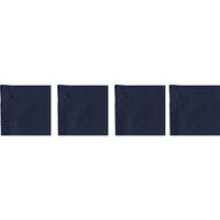 Plain Glasunderlägg 10x10 cm 4-pack Marinblå