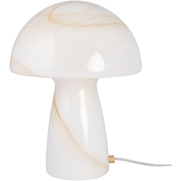 Fungo Swirl Bordlampe 22 cm Beige