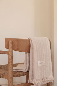 Crinkle Filt 130x170 cm Natur