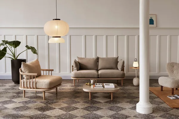 Fly sofa Sc2 Soffa Oljad Ek / Hot Madison 094 Nature