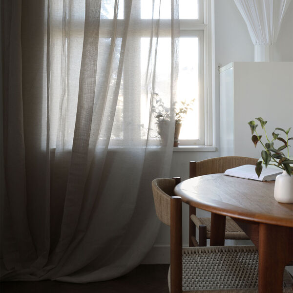 Sophie Gardin Dobbelt Bredde Natur 290x270 cm