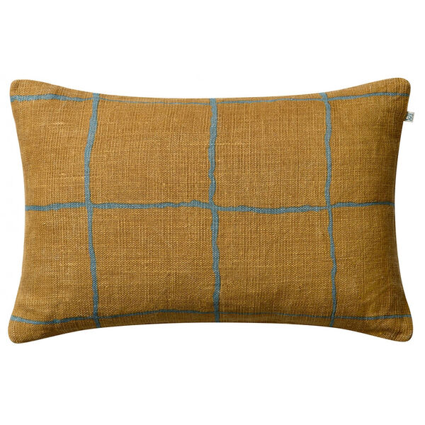 Chakra Pudebetræk 40x60 cm Kaki / Heaven Blue