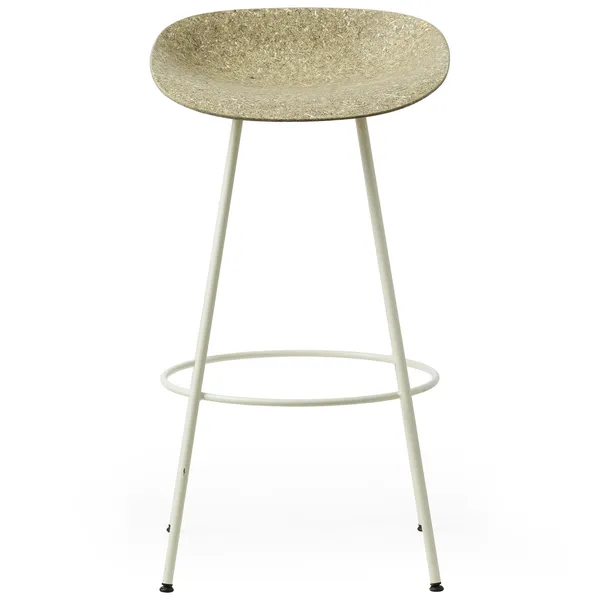 Mat Barstool 75 cm Seaweed / Cream