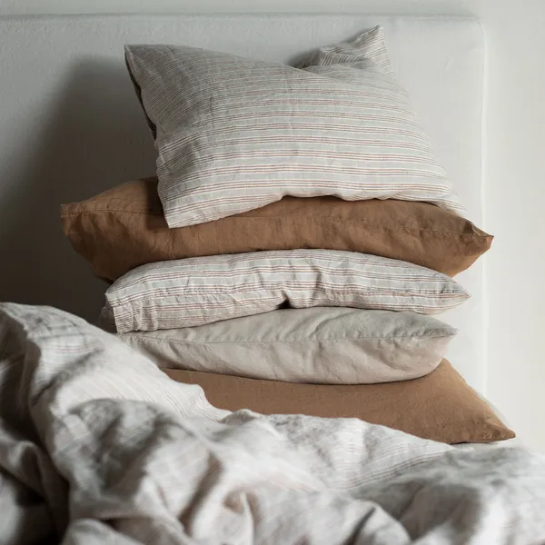 Linen Tyynynpäällinen 50x50 cm Hazelnut