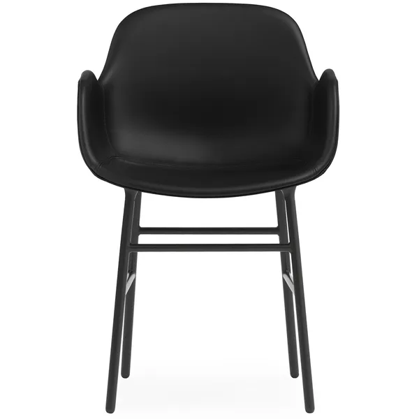 Form Armstol Ultra Leather 41599 / Sort Stål