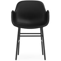 Form Armstol Ultra Leather 41599 / Sort Stål