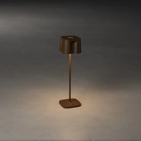 Nice Bordlampe Bærbar Rust