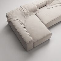 Grand Nelipaikkainen Sohva Divaani Vasen Sandshell Beige