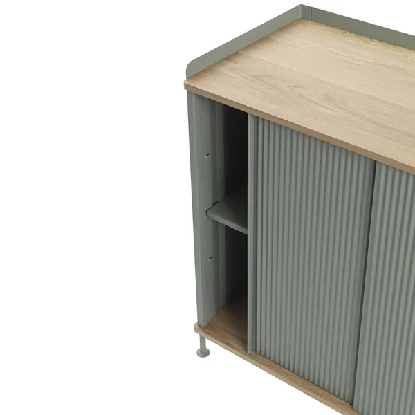 Enfold Skænk 45x100 cm Olieret Eg / Dusty Green