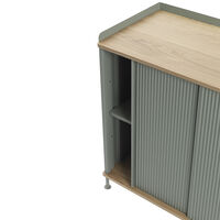 Enfold Skænk 45x100 cm Olieret Eg / Dusty Green