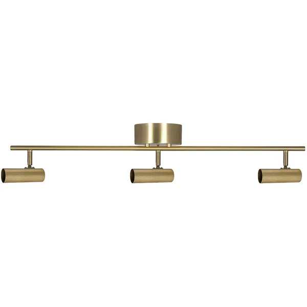 Hubble 3 Long Loftslampe Børstet messing