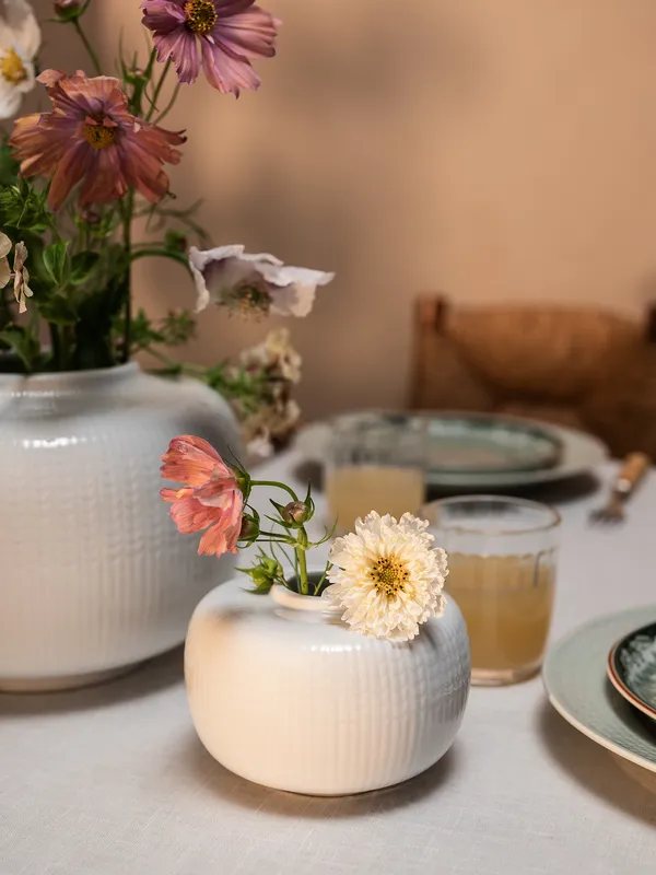 Swedish Grace Vase Ø13 cm Sne