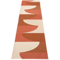 Hill Teppe 70x270 cm Brick / Rust / Cream