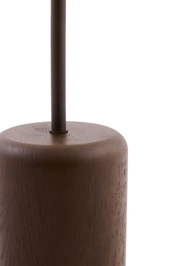 Bosco Gulvlampe Mørkbejdset Egetræ / Beige
