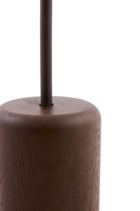 Bosco Gulvlampe Mørkbejdset Egetræ / Beige