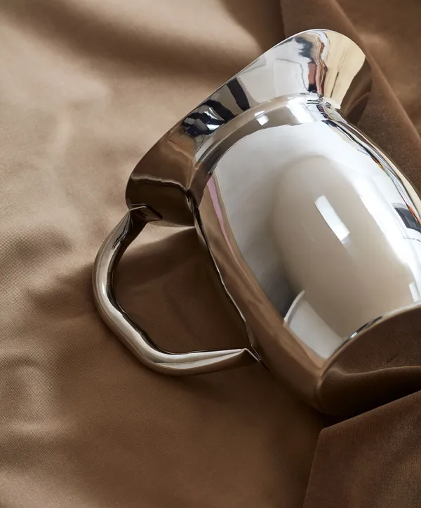 Indian Steel Pitcher Karahvi Ruostumaton Teräs Iso