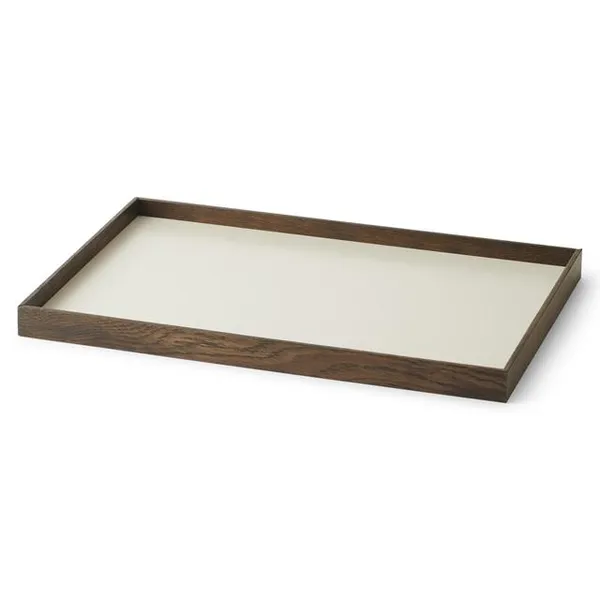 Frame Bricka Medium Rökt Ek/Beige