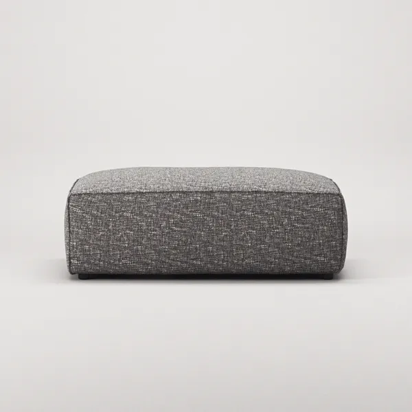 Grand Fotpall Marble Grey