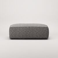 Grand Fotpall Marble Grey