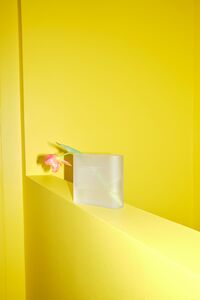 Ridge Vas Frostat Glas 165 cm Vit