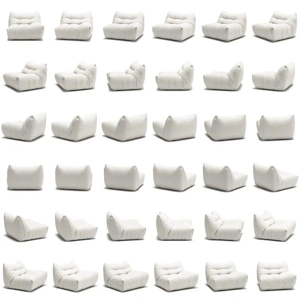 MONO Modulsofa Høyre Steam White
