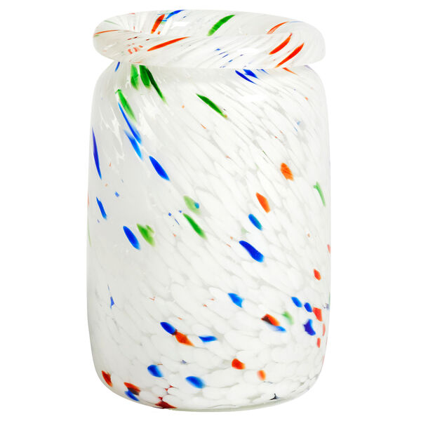 Splash Vase M Ø145 cm White Dot