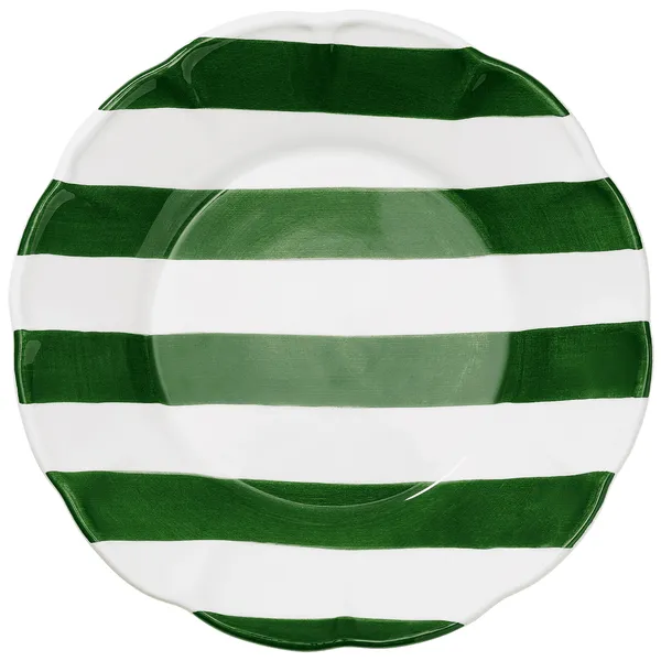Stripe Tallerken 28 cm Grøn