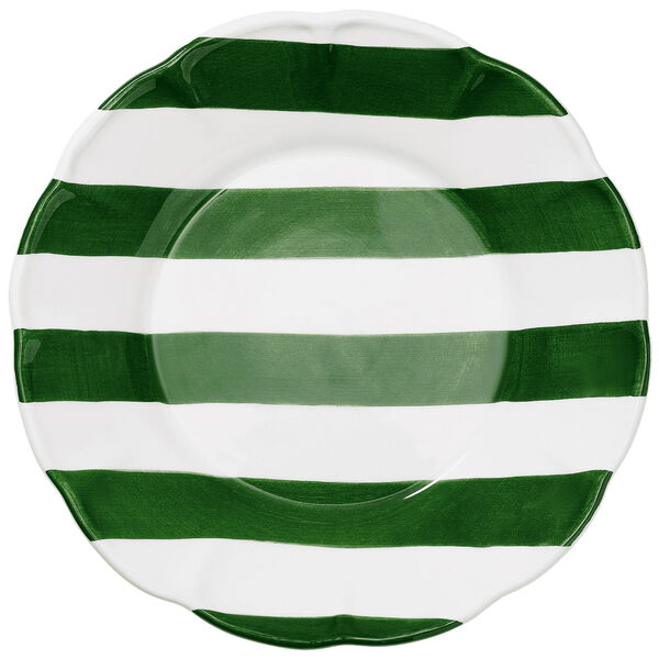 Stripe Tallerken 28 cm Grøn