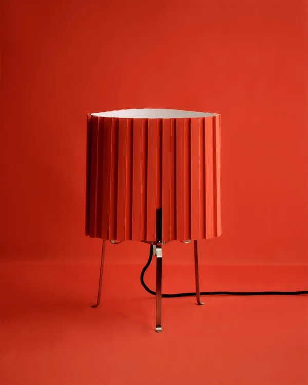 Canelé Bordlampe Tomato Red