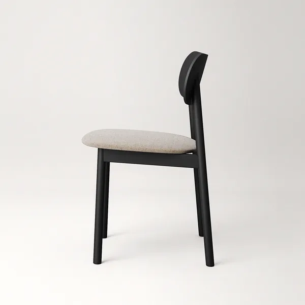 Elephant Stol Sort / Beige Breeze