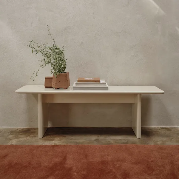 Rink Bänk 35x140 cm Eggshell
