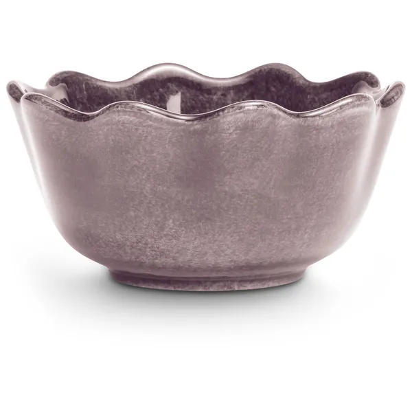 Oyster Skål 13 cm Plomme