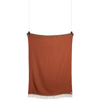 Isak Plaid 150x210 cm Red Sumac