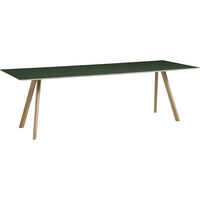 CPH 30 Bord 90x250x74 cm Vattenbaserad Lackad Ek/Grön Linoleum