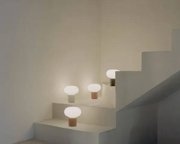 Karl-Johan Bordlampe Bærbar Earth Red