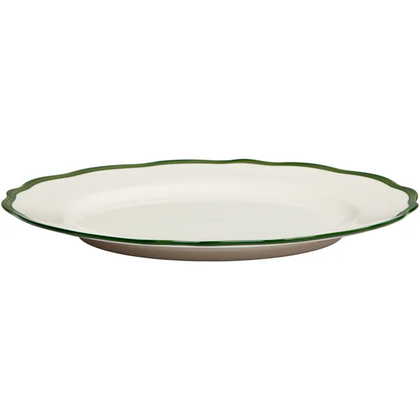 Fleur Tallerken 28 cm 4-pak Mørkegrøn