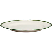 Fleur Tallerken 28 cm 4-pak Mørkegrøn