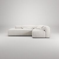 Grand Loungesofa 3-seters åpen ende Venstre Steam White