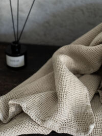 Nella waffle Pyyhe 100x150 cm Beige