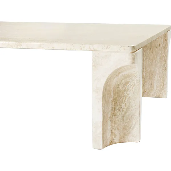 Doric Soffbord Neutral White 80x140 cm