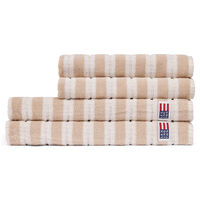Striped Håndkle 70x130 cm Beige