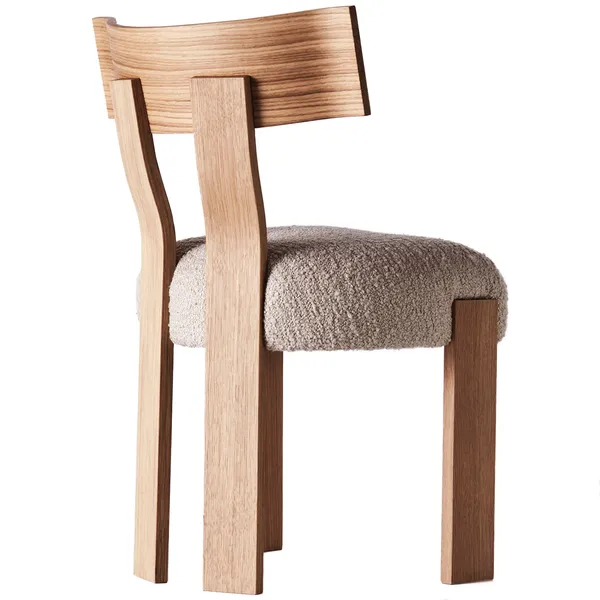 Alba Stol Ek / Bouclé Sand