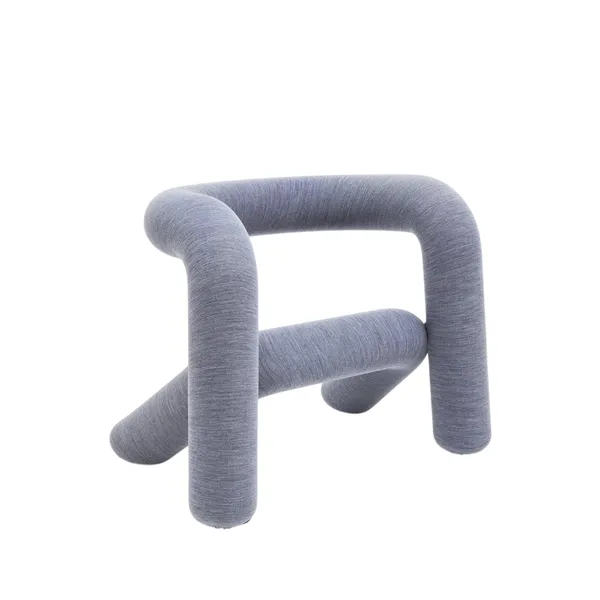 Extra Bold Lænestol Mele Grey/Blå